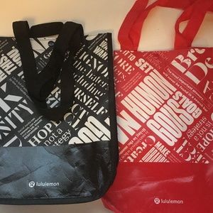 Set of 2 Lululemon Tote Bags (I-7)